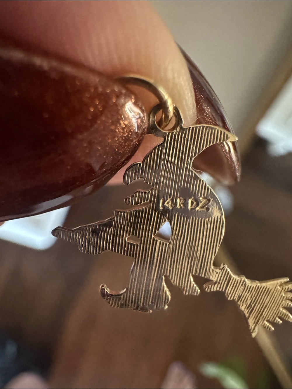 Witchy Witch - 14k Yellow Gold Charm - Picture 5 of 5